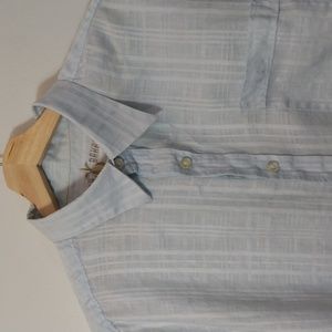 Tommy Bahama Large Light Blue Linen Summer Shirt (Long Sleeve)
